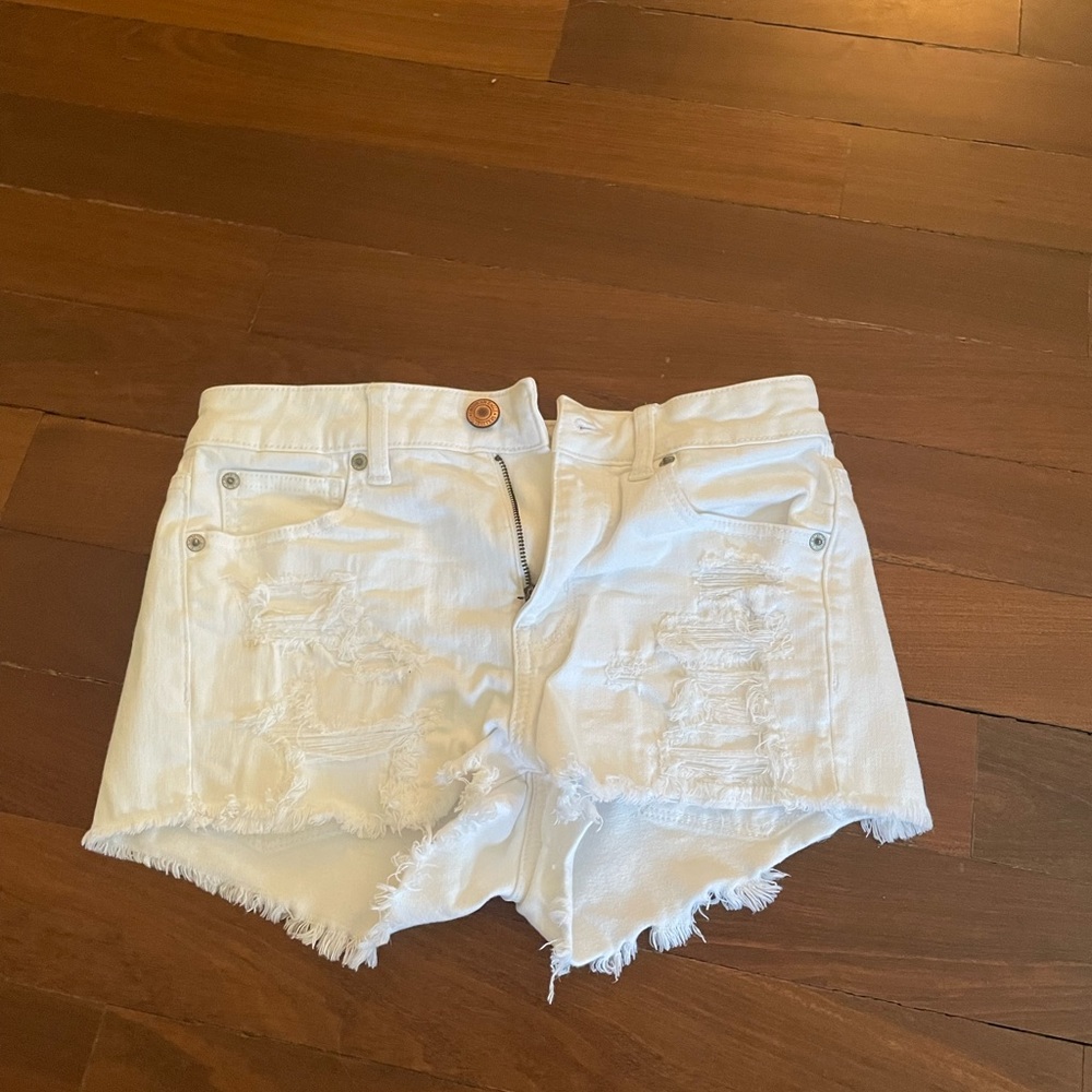 American Eagle mid rise jean shorts